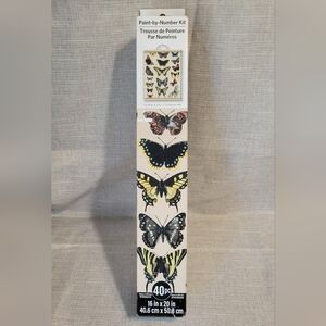 NWT Butterflies Paint-by-Number Kit by Artist's Loft